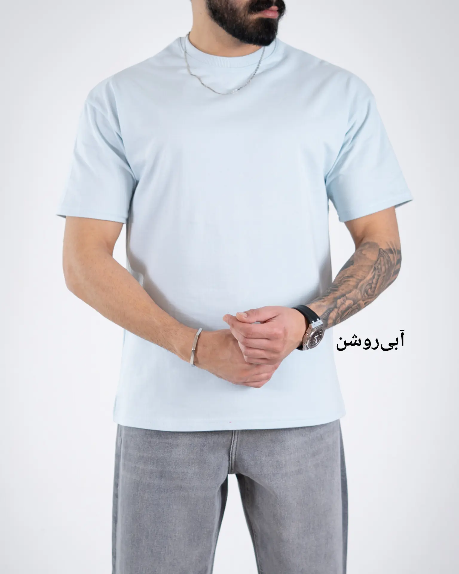 تیشرت بیسیک باکسی-کد5045